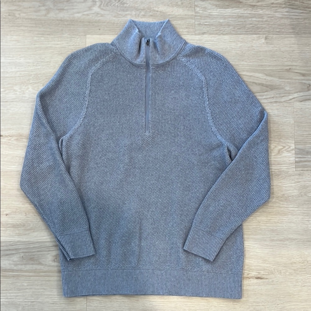 Lululemon Athletica Gray Zip Up Sweater